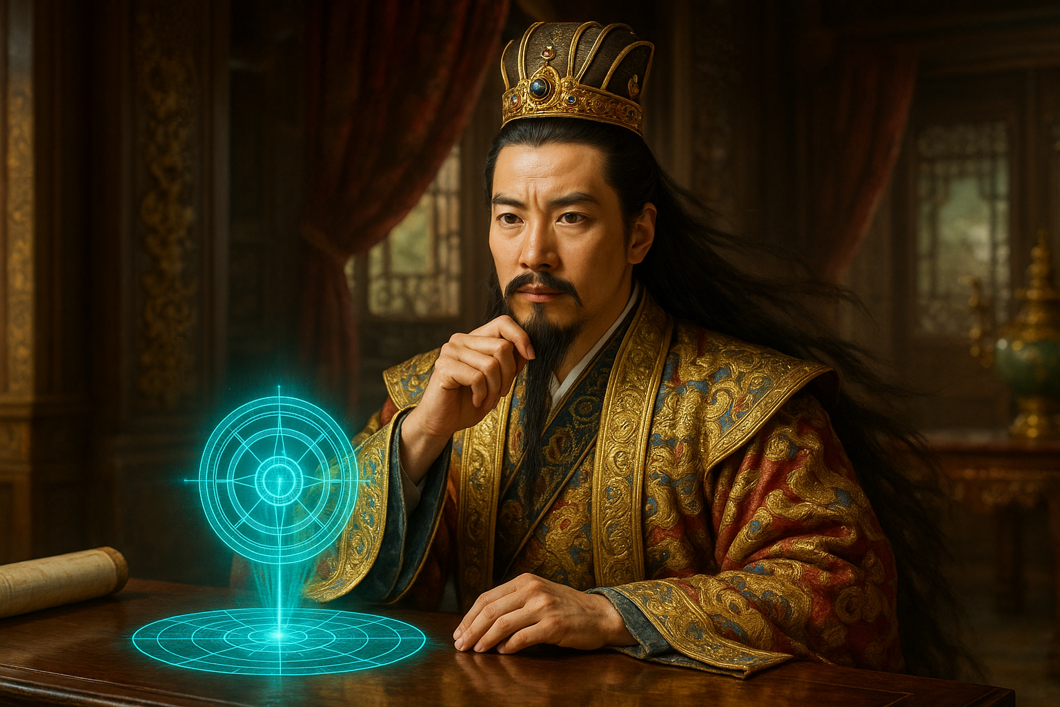 奇門遁甲盤のみかた